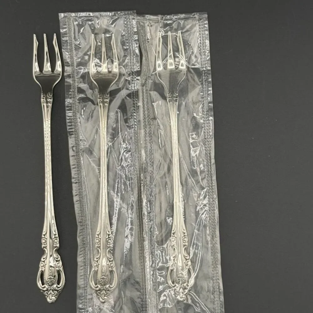 NEW Oneida Brahms Cocktail/Seafood Forks 6